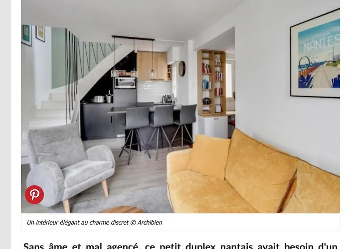 Apartamento Sublime Duplex Cathedrale Nantes